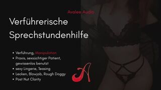 Verführerische Sprechstundenhilfe | Avalee Audio | German | Skrupellos Benutzt | Lecken | Blowjob | Doggy | Immersives Erotikaudio für Männer