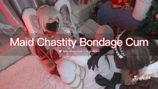 KMM-Pro-29 - Maid Bondage Chastity Cum
