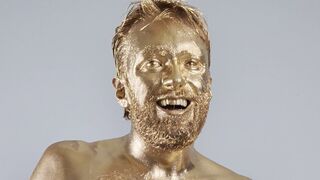 Metallic Copper Body Painting (4K)