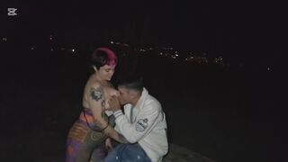 Me pillan en el mirador pajeandome una Gallega cachonda