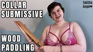 Collar Submissive Wood Paddling MP4