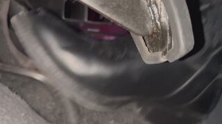 After I ride a horse the car won't start