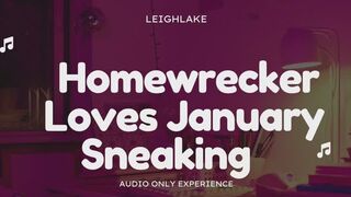 Homewrecker Loves January Sneaking - Audio Only Homewrecking Experience with LeighLake