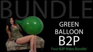 Green Balloon B2P Bundle - 17 Inch Crystal Balloons Blow2pops - Kylie Jacobs - MP4 1080p HD
