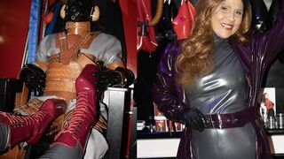 Inside heavy rubber bondage into the new year