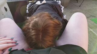 Sissy Maid Lola Deepthroats Trans Mistress Jade Storm