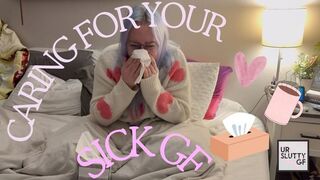 Caring for Your Sick Girlfriend: POV Pussy Eating Fantasy