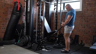 Personal Trainer Rims & Trains Big Butt MILF Client's Ass to Deep Anal Creampie