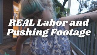 Moaning Through Real Labour and Pushing