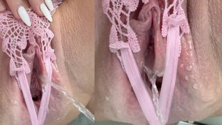Close Up Peeing While I Orgasm