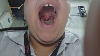 submerged in the mouth of the goddess girl