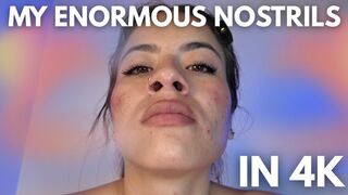 MY ENORMOUS NOSTRILS IN 4K