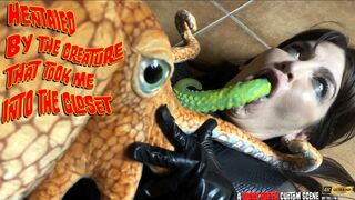 HENTAIED BY THE CREATURE THAT TOOK ME INTO THE CLOSET milf burglar is mesmerized by a vicious octopus and dragged into the nether to have an epic fuck copy. FHD