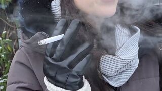 Leather Gloves & Cold Air – All White 100