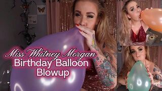 Miss Whitney Morgan Birthday Balloon Blow-Up - wmv