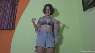 Time For Beach - Destroying Shorts and T-shirt -HD