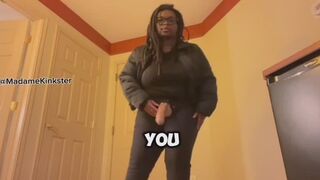 BNWO Black Ebony Femdom Degrades & Humiliates You Sissy