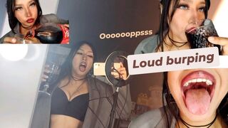 10 minutes of loud burping