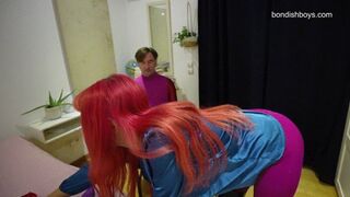 PANTYHOSEBONDAGE & FOOTJOB EXPERT LUCIA IN ACTION