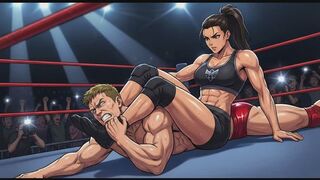 Mixed Wrestling Confessions #158: Crushing Him in Scissors and Pins