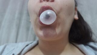 My Stepsister Chews Gum and Blows Bubbles While Talking Dirty