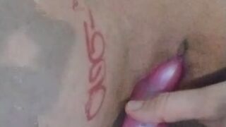 Sexy milf pleasuring myself