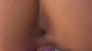 Fantasy dildo creamy pussy riding