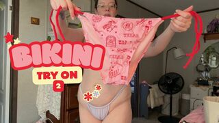 Bikini try on 2