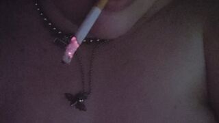 Smoking in bed with an orgasm
