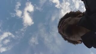 Riding bike on a 4 mile trip clip back road in the country