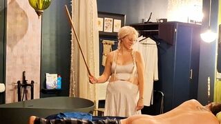 NEW! Heavy Wooden Cane Discipline with Valkyrie