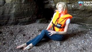Lifejacket and Jeans on the Beach - WMV