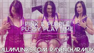 [077] Pink and Purple Pussy Playtime