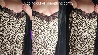 Slipping out of something comfy