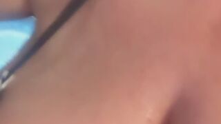 Hot tub tits (public)