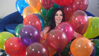 Mass Helium Balloon Inflation and Balloon Popping