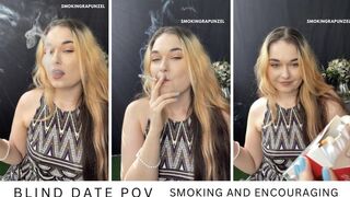 POV: Smoking encouragement on our first date - Smokingrapunzel - Smoking fetish