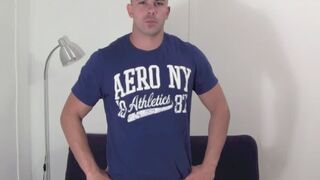 Muscular, Uncut Nikko Alexander Jacks Off