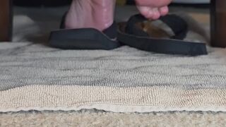 Oiled sole POV