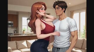 Taboo Confessions #77B: Stepmom's Risky Wager (Animated)