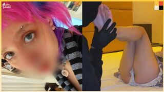 Alt Babe W Big Tits Gets Feet Fucked After Class