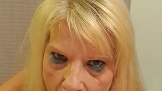 POV - Sexy Housewife has Multiple Orgasms while Sucking Cock and Swallowing Cum