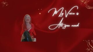 All you need is My voice audio mesmerising clip