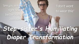 Step-sister's Humiliating Diaper Transformation