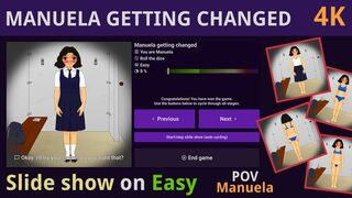 Manuela getting changed (Slide show, Easy, POV: Manuela) - 4K UHD MP4