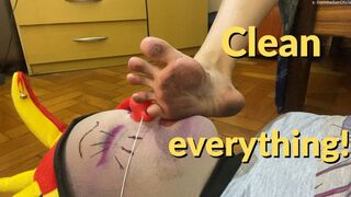 Dirty feet brutal