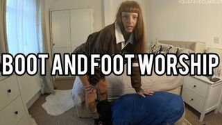 Boot feet and ass worship
