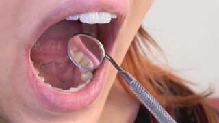 Perfect Smile Fetish with Julie: Shiny White Teeth, Vibrant Pink Tongue, Deep Mouth Views by Adele Unicorn (4K resolution)
