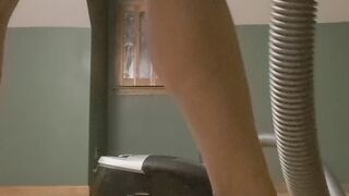 Vacuuming shag carpet with My Miele, non-nude asmr