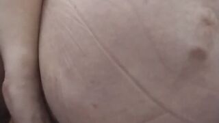Jessa Bella Intense Orgasm Massively Pregnant Belly
